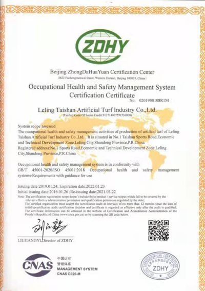 Certification