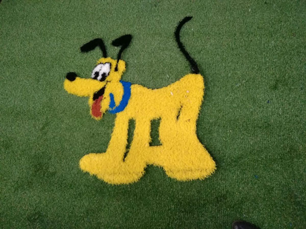Patterned Artificial Grass